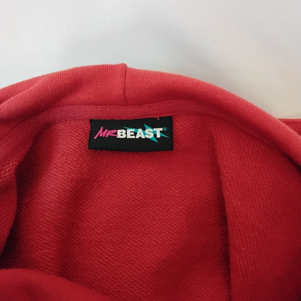MR. BEAST BURNT ORANGE EMBROIDERED HOODIE. Retired - Picture 6 of 9